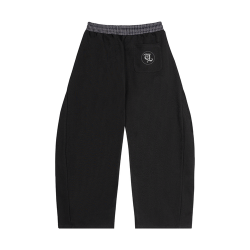 TRUTHLESS BLACK PLAID SWEATS