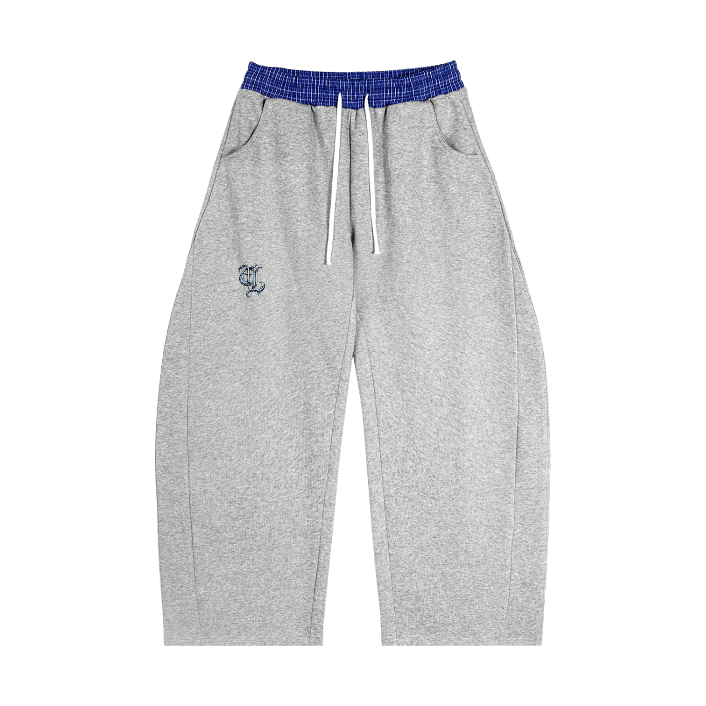 TRUTHLESS BLUE PLAID SWEATS